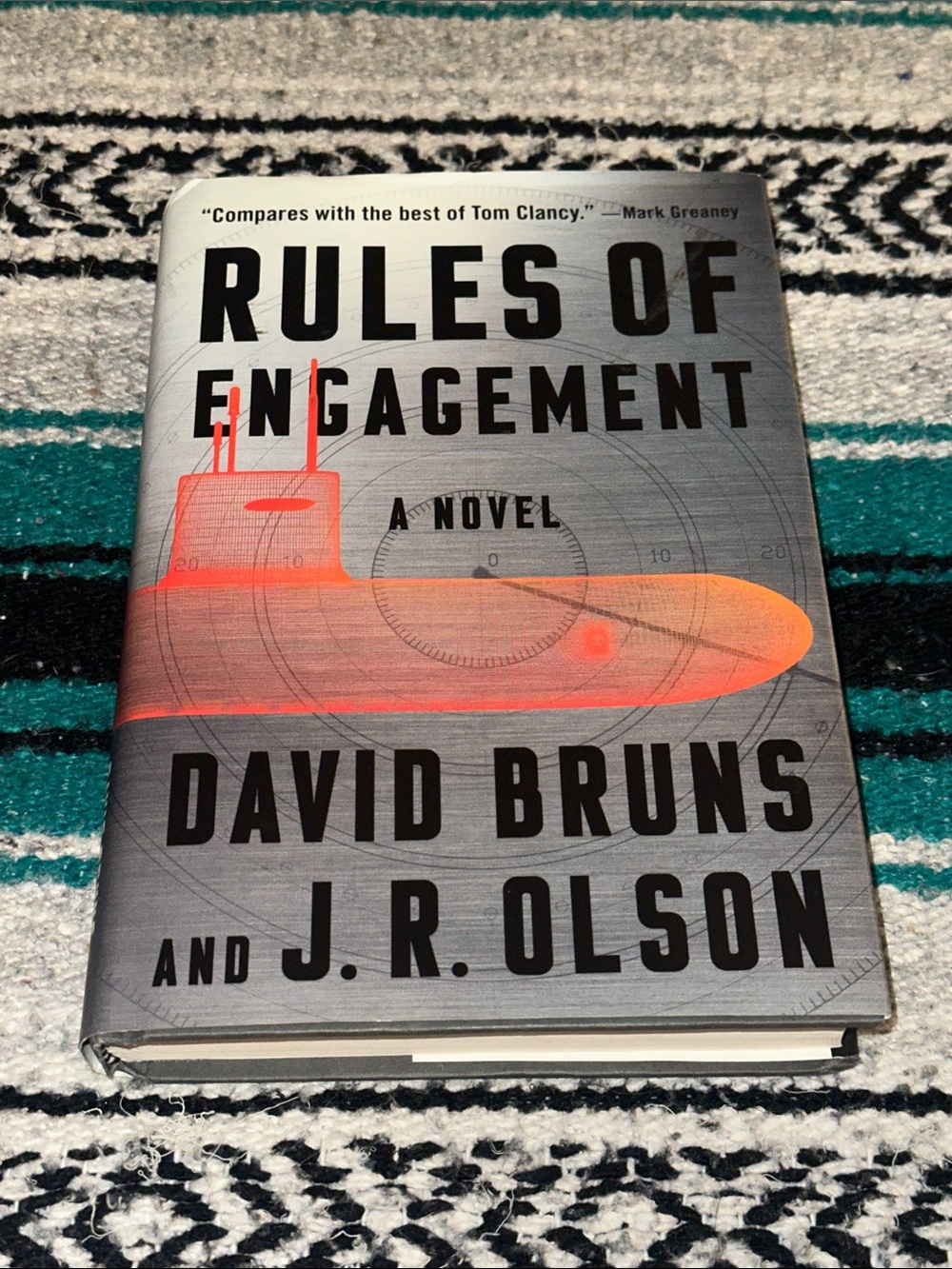 Rules Of Engagement A Novel by David Bruns & J.R. Olson Hardcover Book